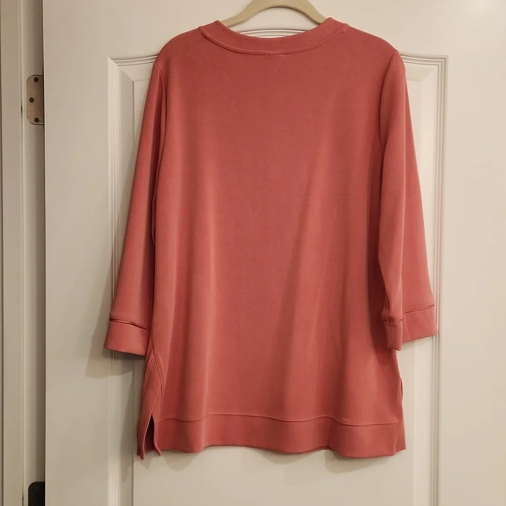 Chicos Zenergy sweatshirt Size 1 - Picture 2 of 7